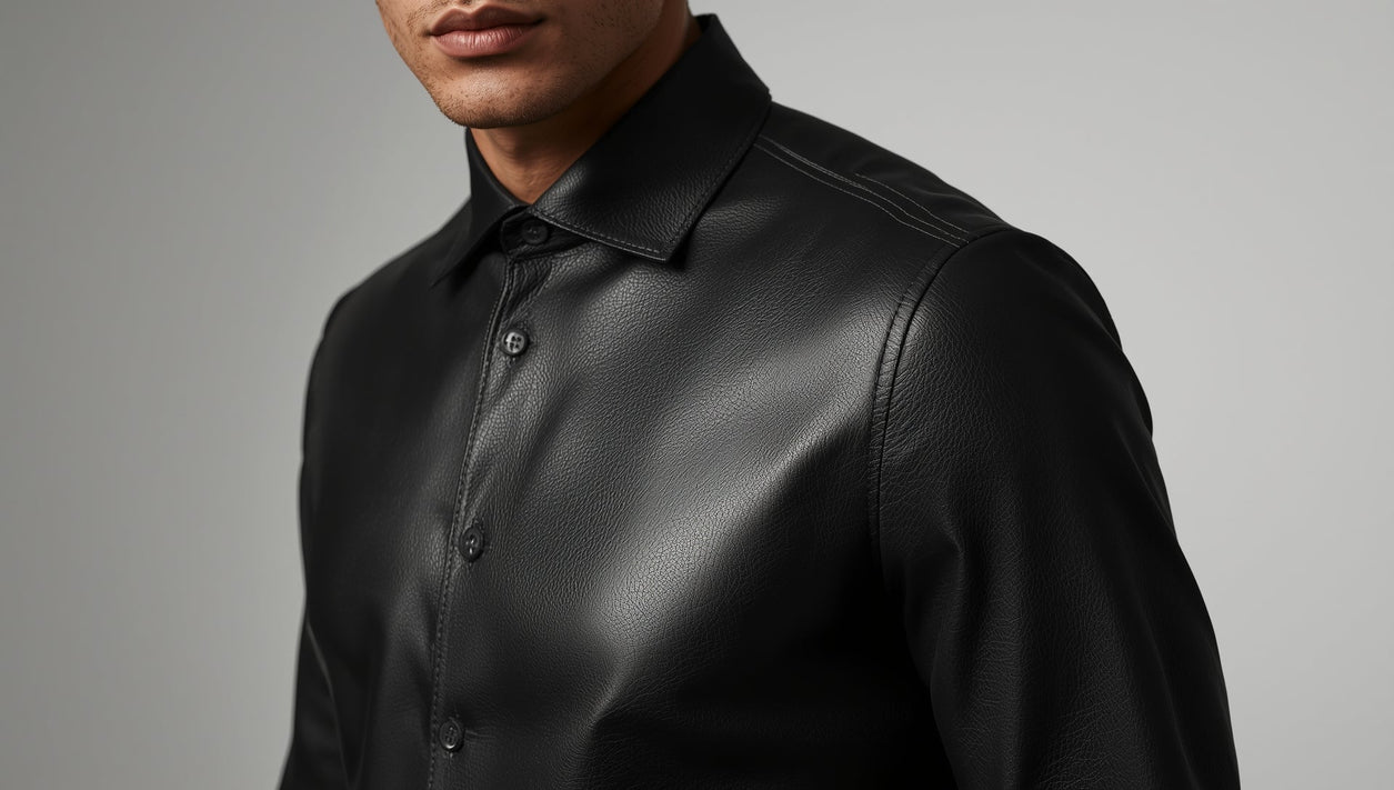 Mens Leather Shirts