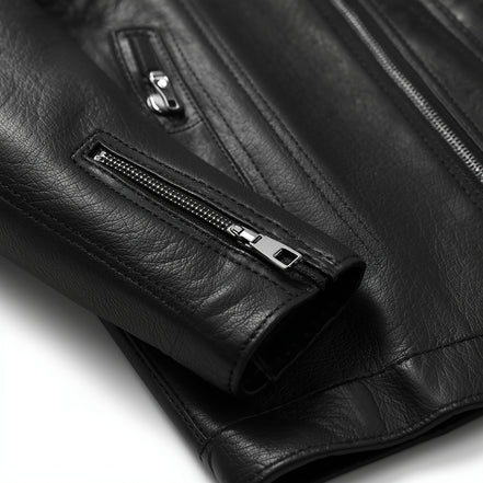 Ionix –  Black Iconic Leather Jacket