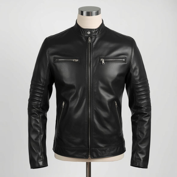 Ionix –  Black Iconic Leather Jacket