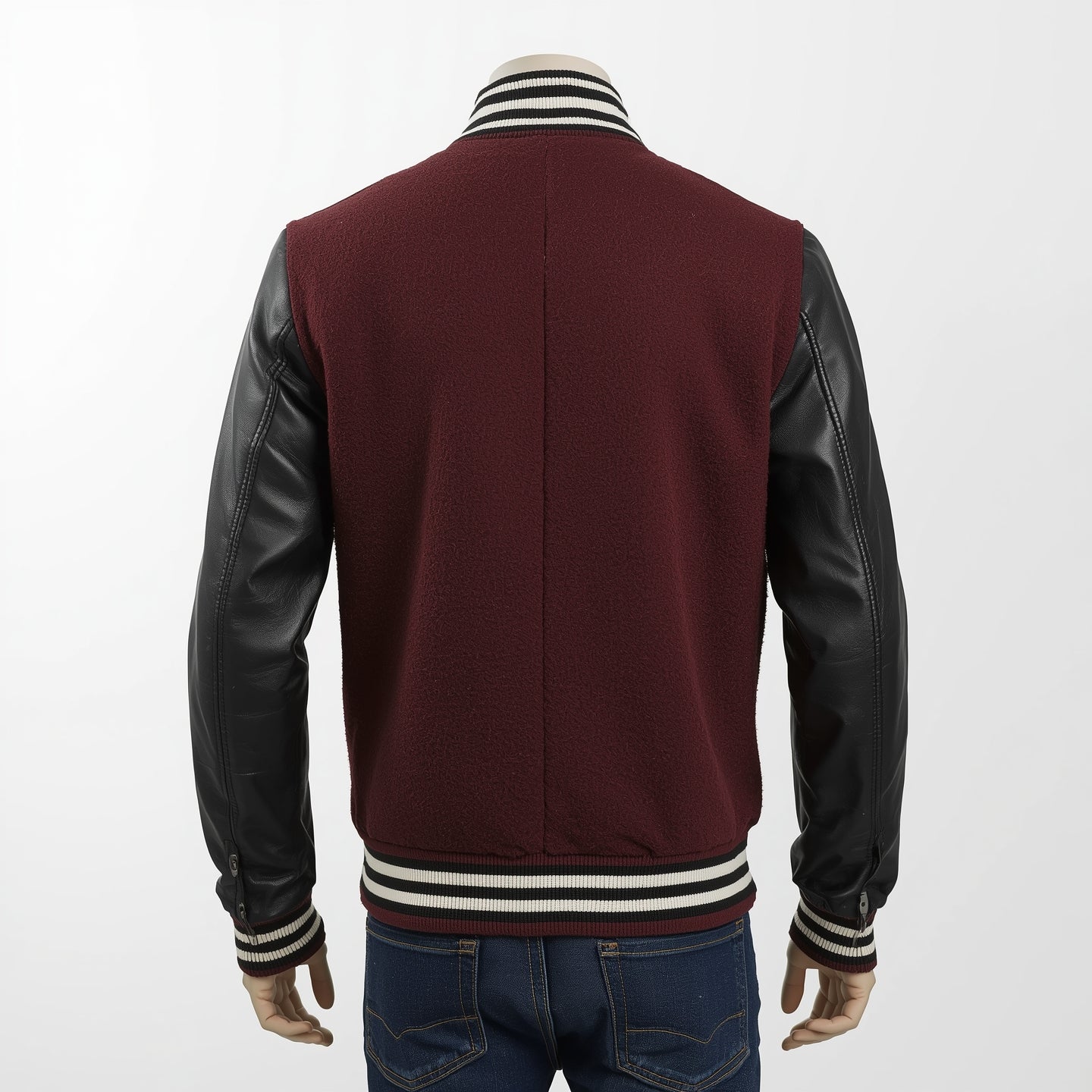 Legacy – Red & Black Varsity Leather Jacket