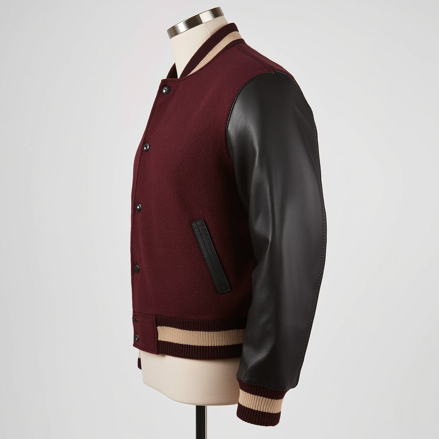 Legacy – Red & Black Varsity Leather Jacket