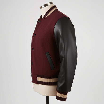 Legacy – Red & Black Varsity Leather Jacket