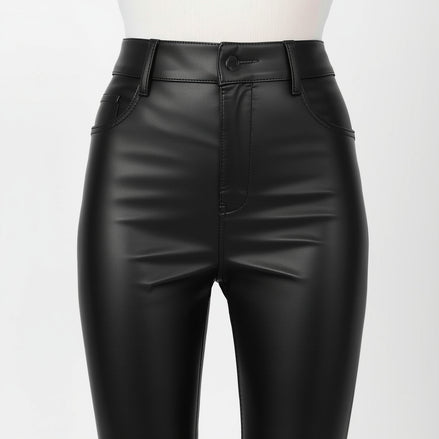 Sculpt – Jet Black Women’s Skinny Leather Pants