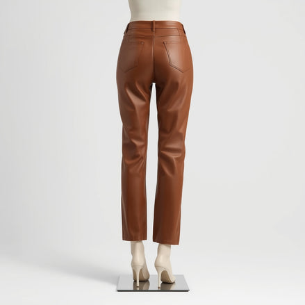 Contour – Women’s Straight-Leg Leather Pants