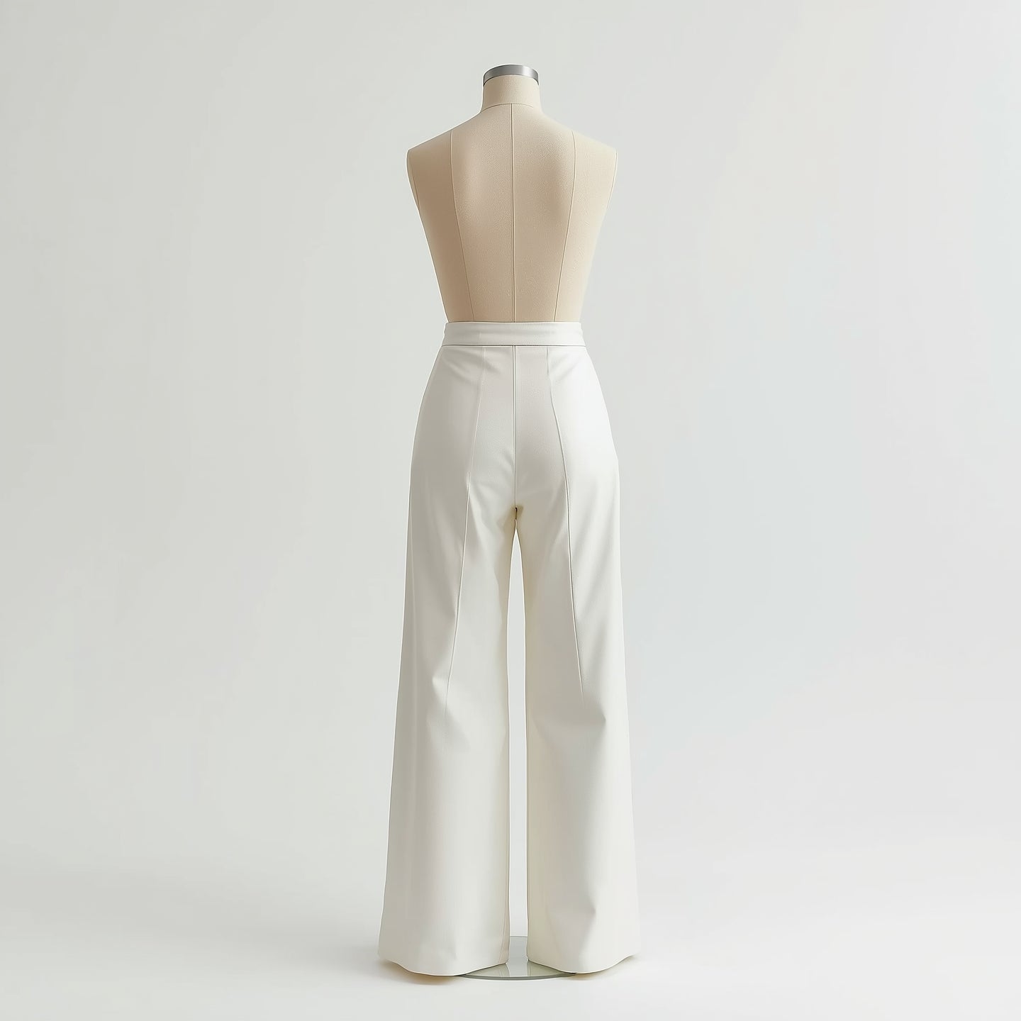 LuxeFlow – Women’s Wide-Leg Leather Trousers