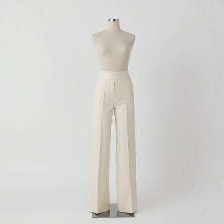 LuxeFlow – Women’s Wide-Leg Leather Trousers