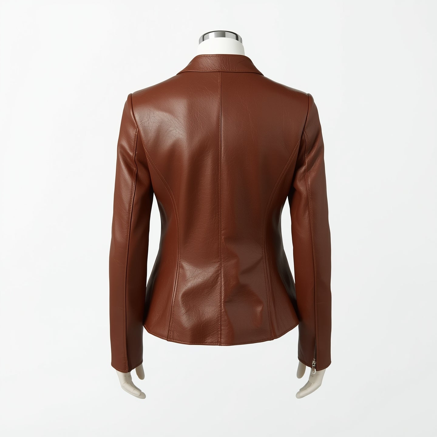 Monarch – Chestnut Brown Women’s Leather Blazer