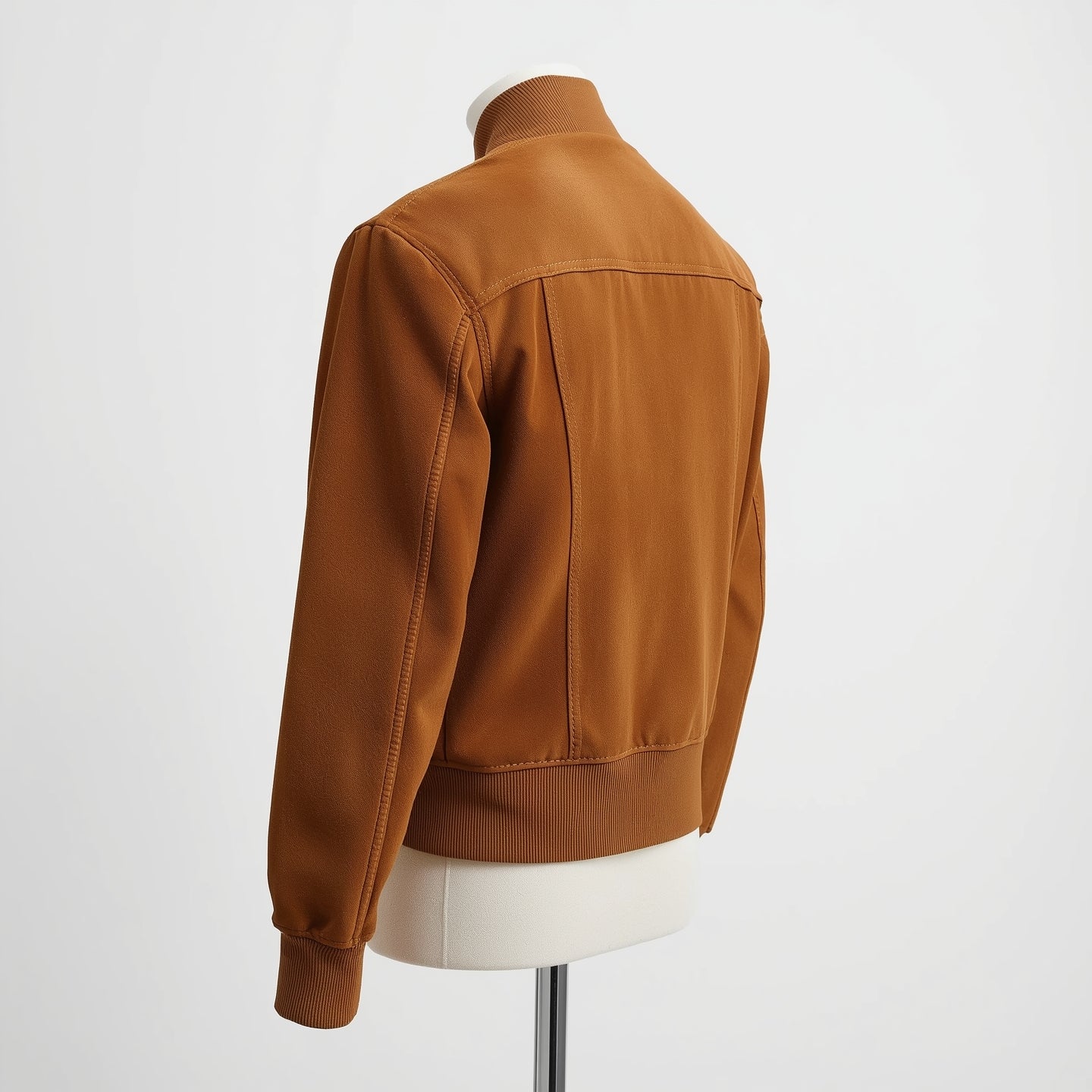 Velour – Tan Brown Women’s Suede Bomber Jacket