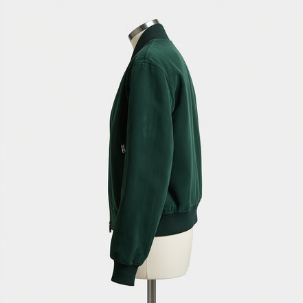 Velour – Deep Forest Women’s Suede Bomber Jacket